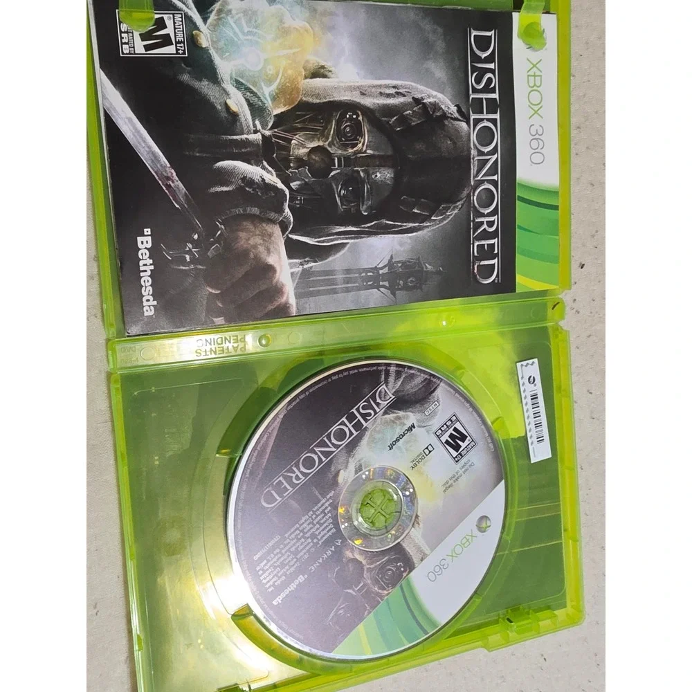 Dishonored Xbox 360 Bethesda Arkane Studios Signed Autographed Stealth Action